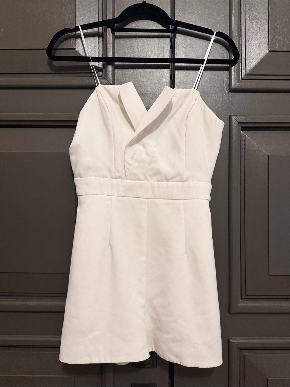 DO+BE Cream Strapless Romper